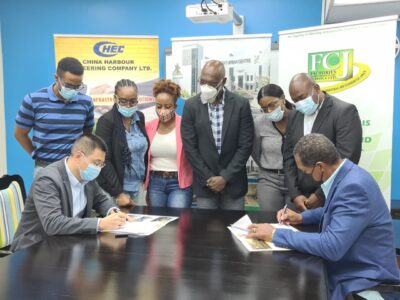 Morant Bay Urban Centre Company Limited Signs Loan Agreement